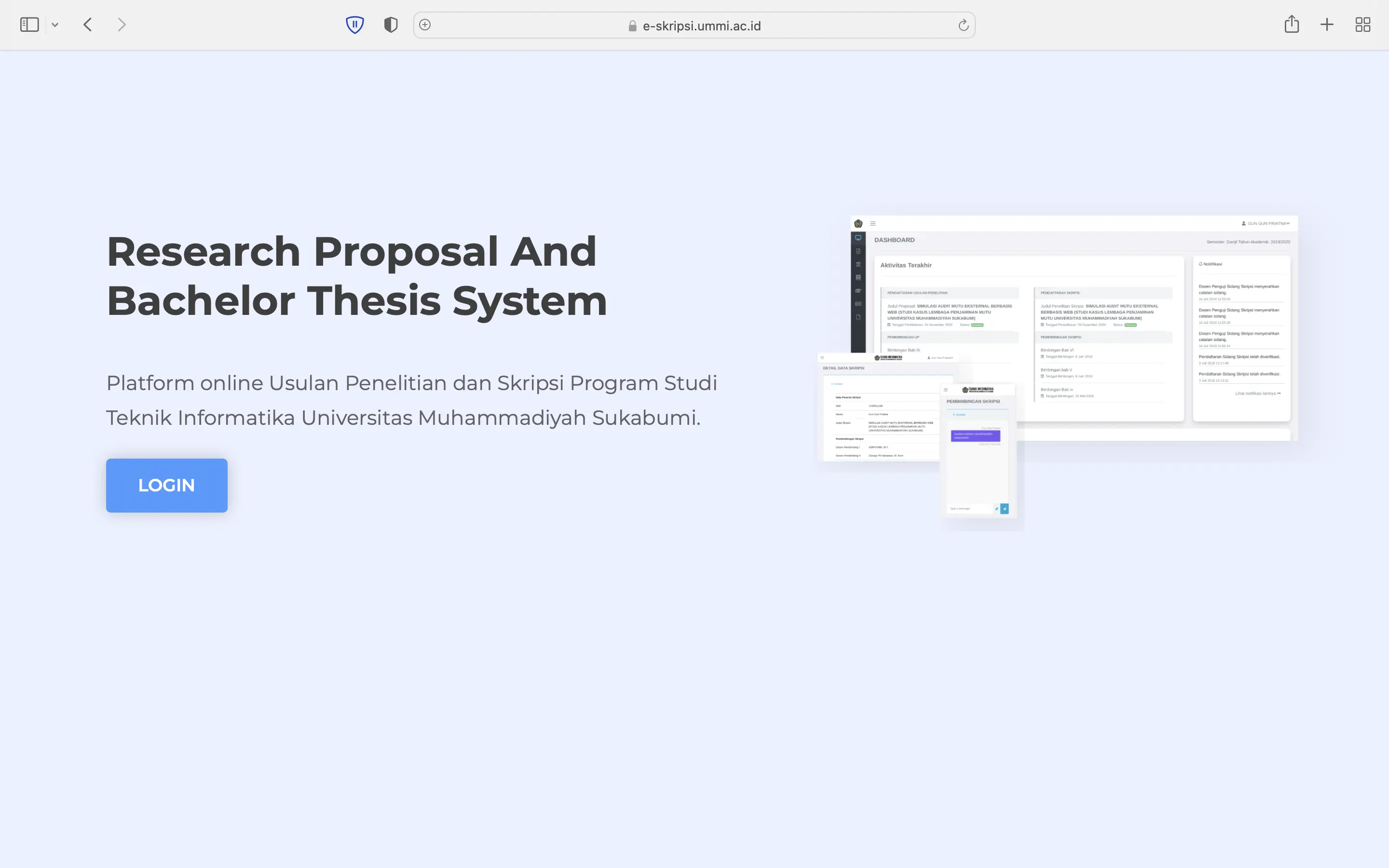 E-Skripsi Teknik Informatika UMMI