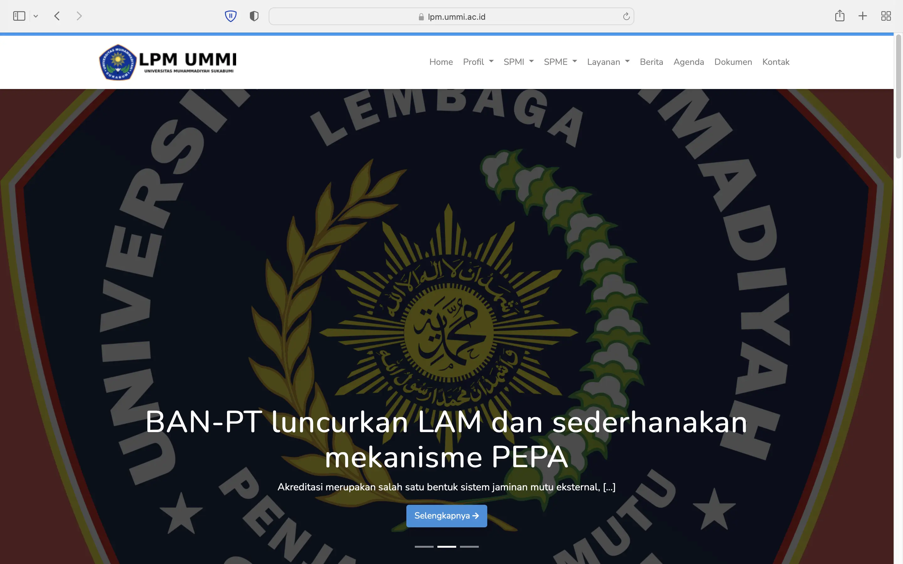 Website Official LPM UMMI